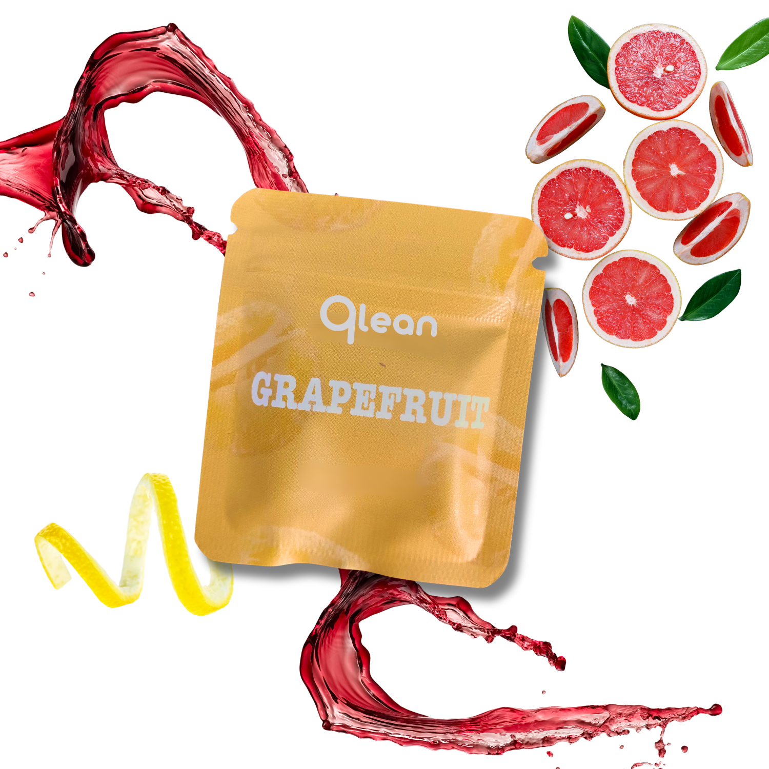 Qlean™ – Sada 3 aromatizovaných náplní s GRAPEFRUITOM (postačí na 9 dní)