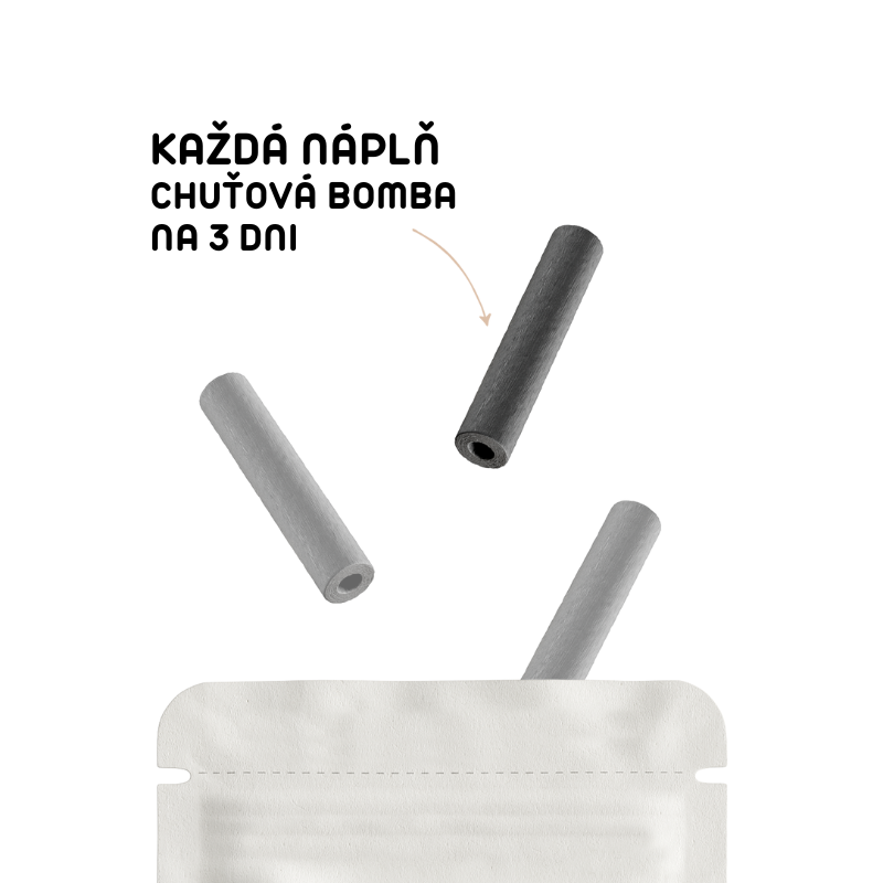 Qlean™ – Sada 3 aromatizovaných náplní s VANILKOU (postačí na 9 dní)