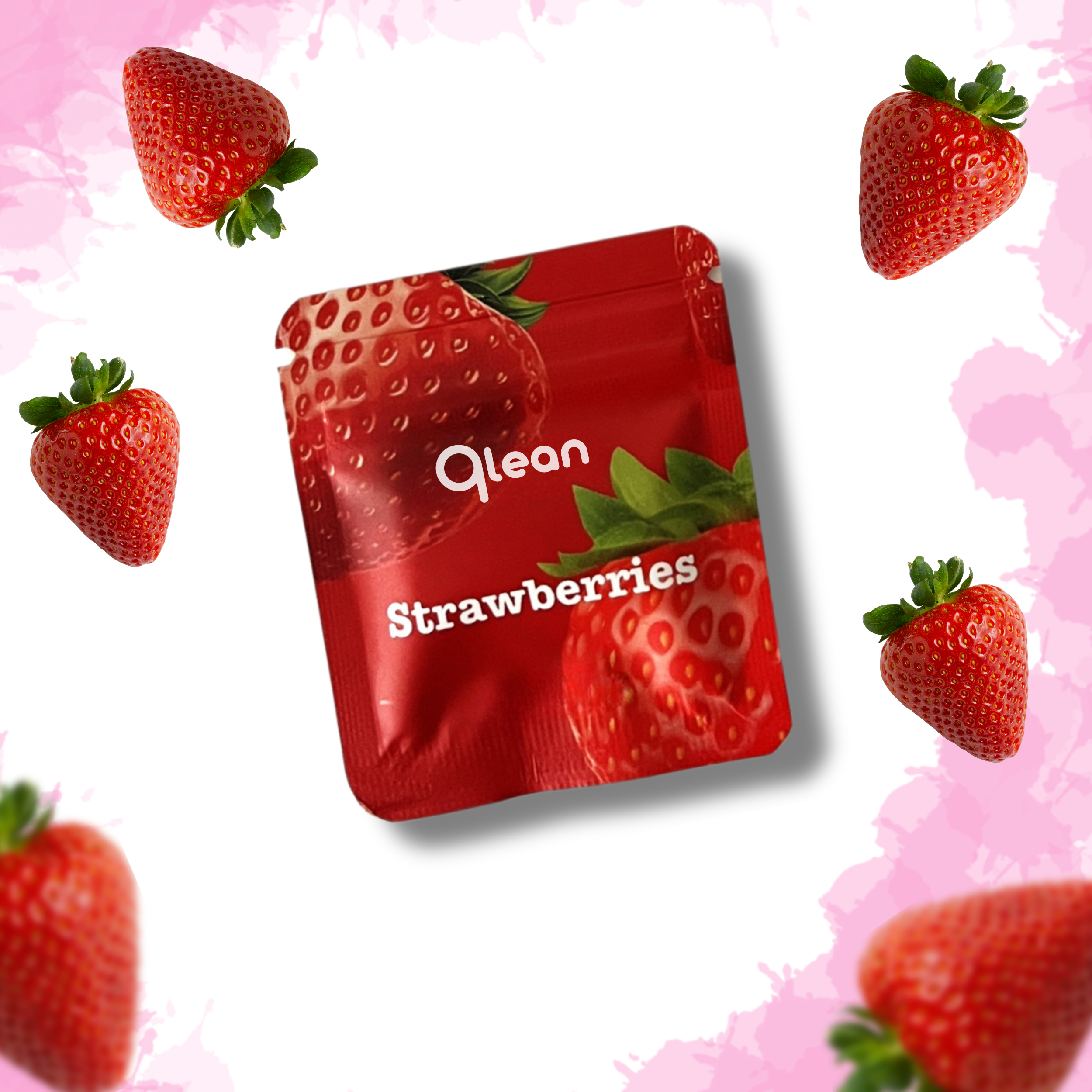 Qlean™ – Sada 3 aromatizovaných náplní s JAHODOU (postačí na 9 dní)